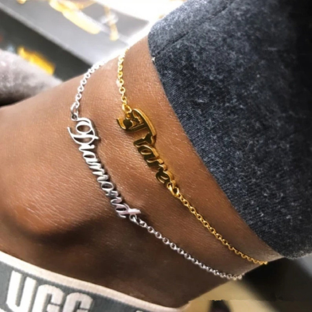 Custom Name Ankle Stainless St - Women Fashion Dress Names recension och pris
