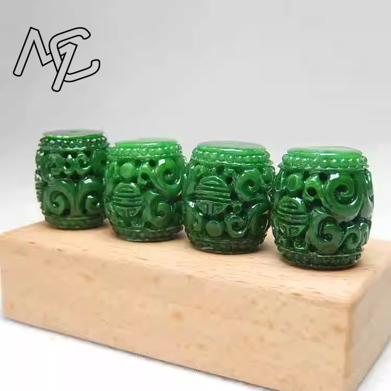 5pc Natural Green Jade Carving - Women'S Fashion Jewellery recension och pris