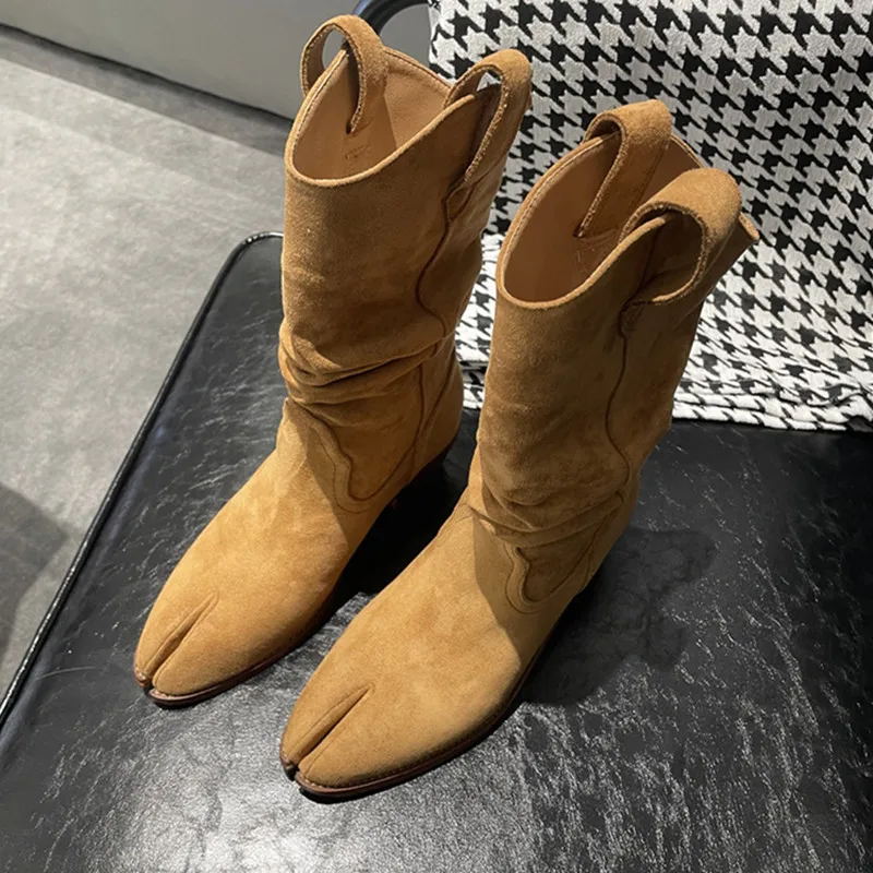 Fashion Vintage Boots Split To - Women'S Fashion Korea recension och pris