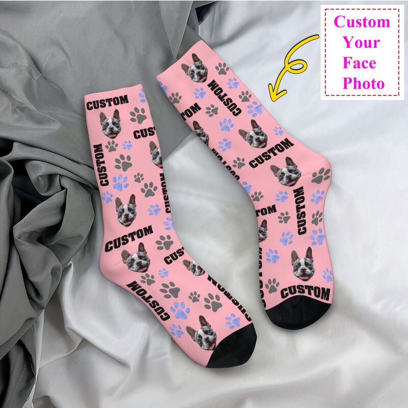 Pet Photo Custom Dress Socks M - Women Fashion Dress Names recension och pris