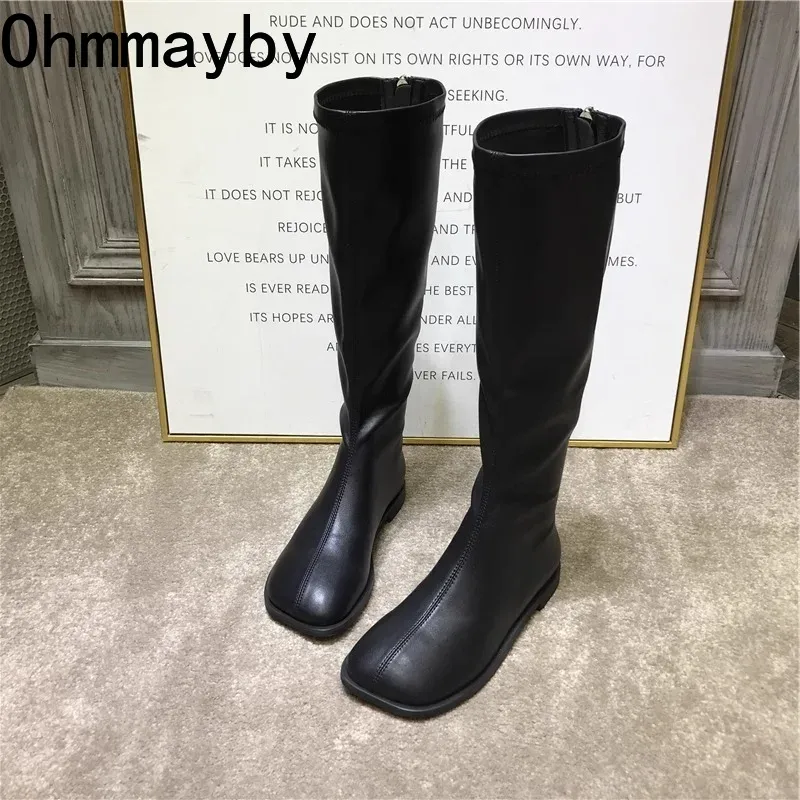 Street Style Stretch Women Kne - Women'S Fashion Knee High Boots recension och pris