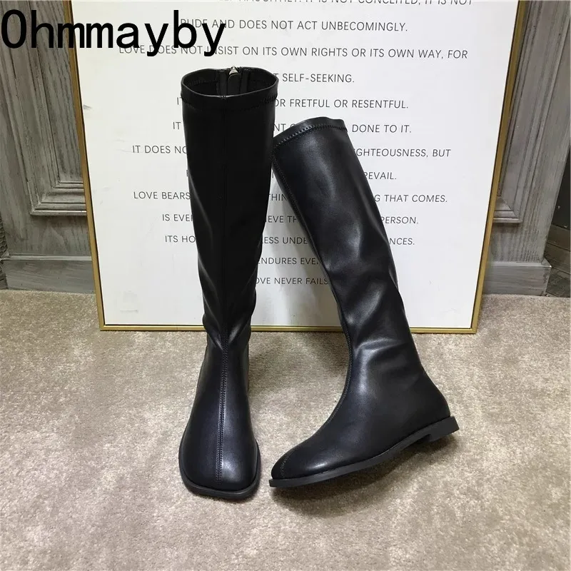 Street Style Stretch Women Kne - Women'S Fashion Knee High Boots recension och pris