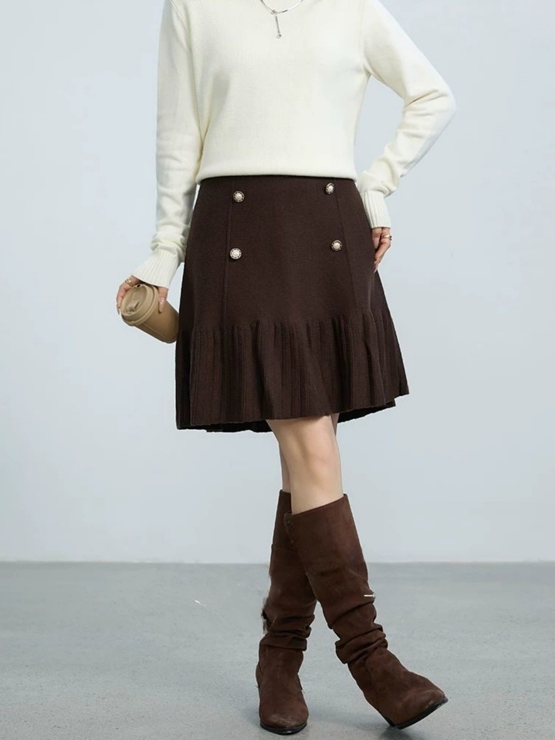 plus Size A-Line  Skirt High W - Women Fashion Over The Years recension och pris